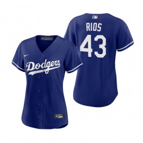 Women's Los Angeles Dodgers Edwin Rios Royal Replica Alternate Jersey