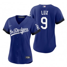 Women's Los Angeles Dodgers Gavin Lux Royal 2021 City Connect Replica Jersey