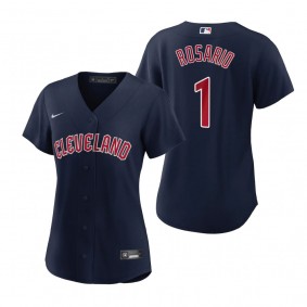 Women's Cleveland Guardians Amed Rosario Navy Replica Jersey