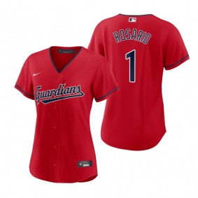 Women's Cleveland Guardians Amed Rosario Red Replica Jersey