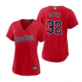 Women's Cleveland Guardians Franmil Reyes Red Replica Jersey