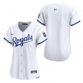 Women's Kansas City Royals White Home Limited Jersey