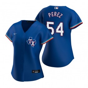Women's Texas Rangers Martin Perez Royal Replica Jersey
