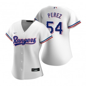 Women's Texas Rangers Martin Perez White Replica Jersey