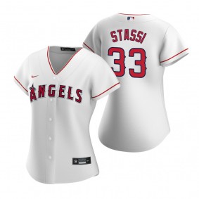 Women's Los Angeles Angels Max Stassi White Replica Home Jersey