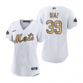 Women's New York Mets Edwin Diaz White 2022 MLB All-Star Game Replica Jersey