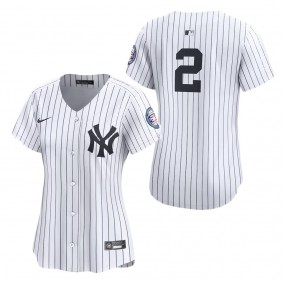 Women's New York Yankees Derek Jeter White Home Limited Player Jersey