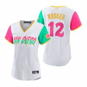 Women's San Diego Padres Brent Rooker White 2022 City Connect Replica Jersey