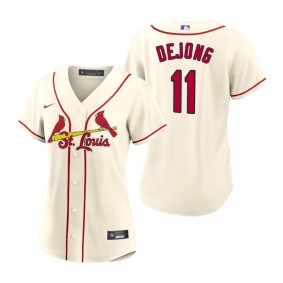 Women's St. Louis Cardinals Paul DeJong Cream Replica Jersey