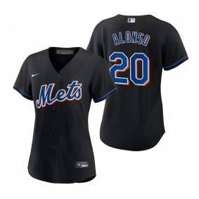 Women's New York Mets Pete Alonso Black Replica Alternate Jersey