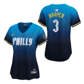 Women's Philadelphia Phillies Bryce Harper Blue 2024 City Connect Limited Player Jersey