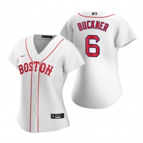 Women's Boston Red Sox Bill Buckner White 2021 Patriots' Day Replica Jersey