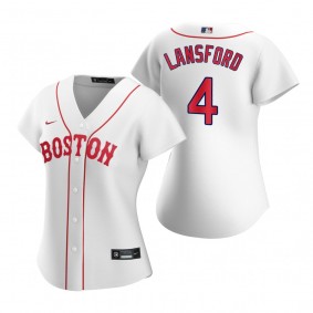 Women's Boston Red Sox Carney Lansford White 2021 Patriots' Day Replica Jersey