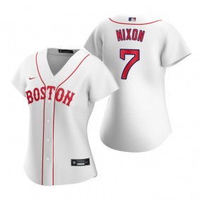 Women's Boston Red Sox Trot Nixon White 2021 Patriots' Day Replica Jersey