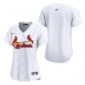 Women's St. Louis Cardinals White Home Limited Jersey