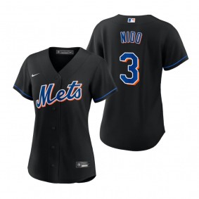 Women's New York Mets Tomas Nido Black Replica Alternate Jersey