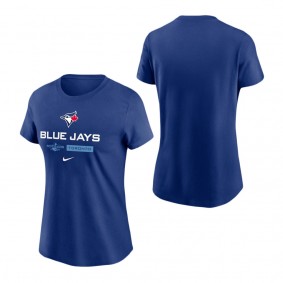 Women's Toronto Blue Jays Royal 2022 Postseason Authentic Collection Dugout T-Shirt
