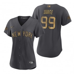 Women's New York Yankees Aaron Judge Charcoal 2022 MLB All-Star Game Replica Jersey