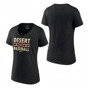 Women's Arizona Diamondbacks Fanatics Branded Black 2023 World Series Hometown V-Neck T-Shirt
