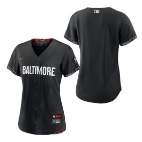 Women's Baltimore Orioles Nike Black 2023 City Connect Replica Jersey