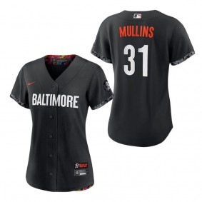 Women's Baltimore Orioles Cedric Mullins Nike Black 2023 City Connect Replica Player Jersey
