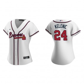 Women's Atlanta Braves Jarred Kelenic White Replica Jersey