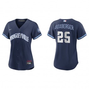 Women's Brad Boxberger Chicago Cubs Navy City Connect Replica Jersey