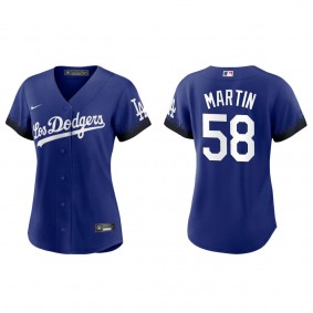 Women's Dodgers Chris Martin Royal City Connect Replica Jersey
