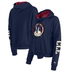 Women's Cleveland Guardians Navy 2024 City Connect Pullover Hoodie