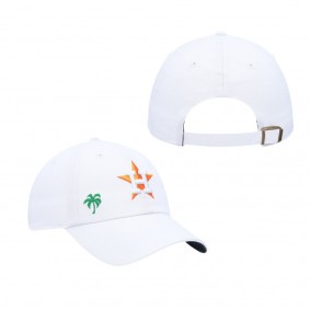 Women's Houston Astros '47 White Spring Training Confetti Icon Clean Up Adjustable Hat