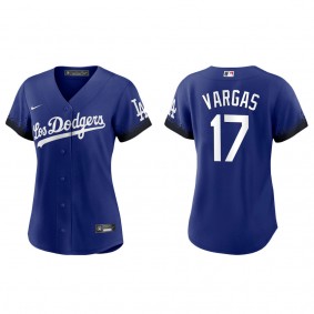 Women's Miguel Vargas Los Angeles Dodgers Royal City Connect Replica Jersey