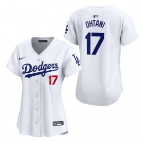 Women's Los Angeles Dodgers Shohei Ohtani White Home Limited Jersey