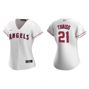 Women's Los Angeles Angels Matt Thaiss White Replica Jersey