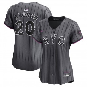 Women's New York Mets Pete Alonso Graphite 2024 City Connect Limited Player Jersey