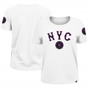 Women's New York Mets White 2024 City Connect T-Shirt