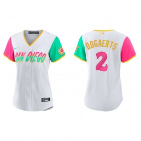 Women's San Diego Padres Xander Bogaerts White City Connect Replica Jersey