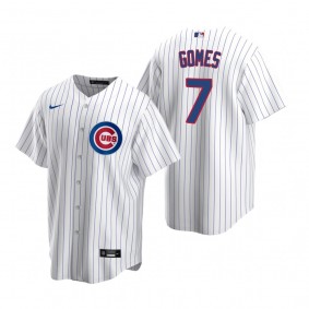 Men's Chicago Cubs Yan Gomes Nike White Replica Home Jersey