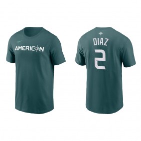 Yandy Diaz American League Teal 2023 MLB All-Star Game Name & Number T-Shirt