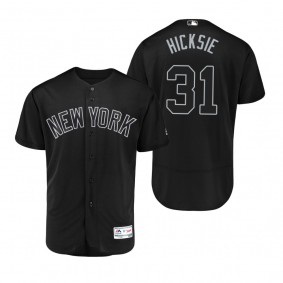 New York Yankees Aaron Hicks Hicksie Black 2019 Players' Weekend Authentic Jersey