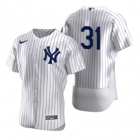 New York Yankees Aaron Hicks Nike White 2020 Authentic Jersey