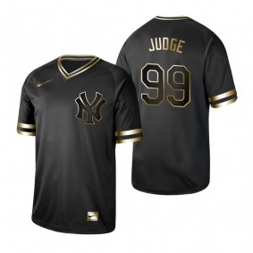 2019 Golden Edition New York Yankees Aaron Judge Black Jersey