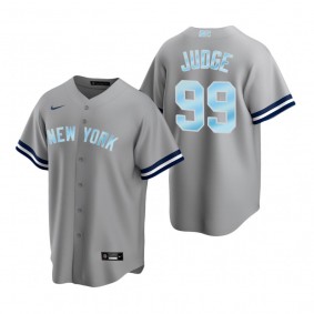 New York Yankees Aaron Judge Gift Replica Gray 2022 Father's Day Jersey
