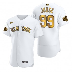 New York Yankees Aaron Judge White 2022 MLB All-Star Game Authentic Jersey
