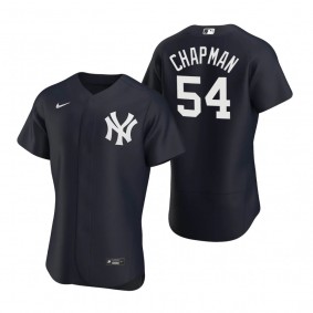 Men's New York Yankees Aroldis Chapman Nike Navy Authentic 2020 Alternate Jersey