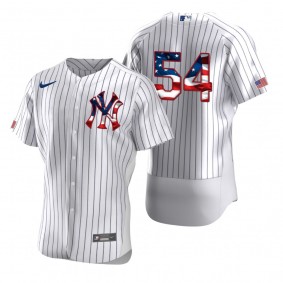 Aroldis Chapman New York Yankees White 2020 Stars & Stripes 4th of July Jersey