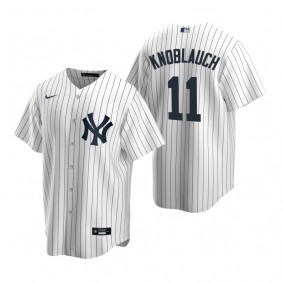 New York Yankees Chuck Knoblauch Nike White Retired Player Replica Jersey