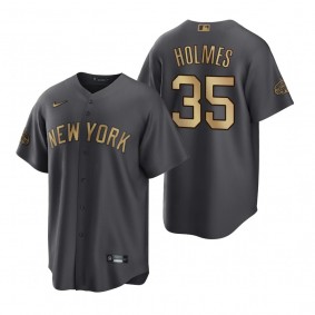 New York Yankees Clay Holmes Charcoal 2022 MLB All-Star Game Replica Jersey
