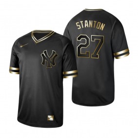 2019 Golden Edition New York Yankees Giancarlo Stanton Black Jersey