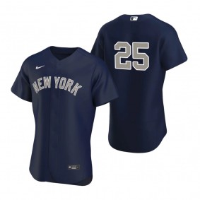Men's New York Yankees Gleyber Torres Nike Navy Authentic 2020 Alternate Jersey