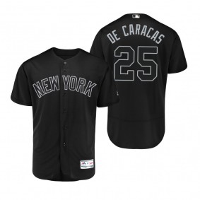 New York Yankees Gleyber Torres De Caracas Black 2019 Players' Weekend Authentic Jersey